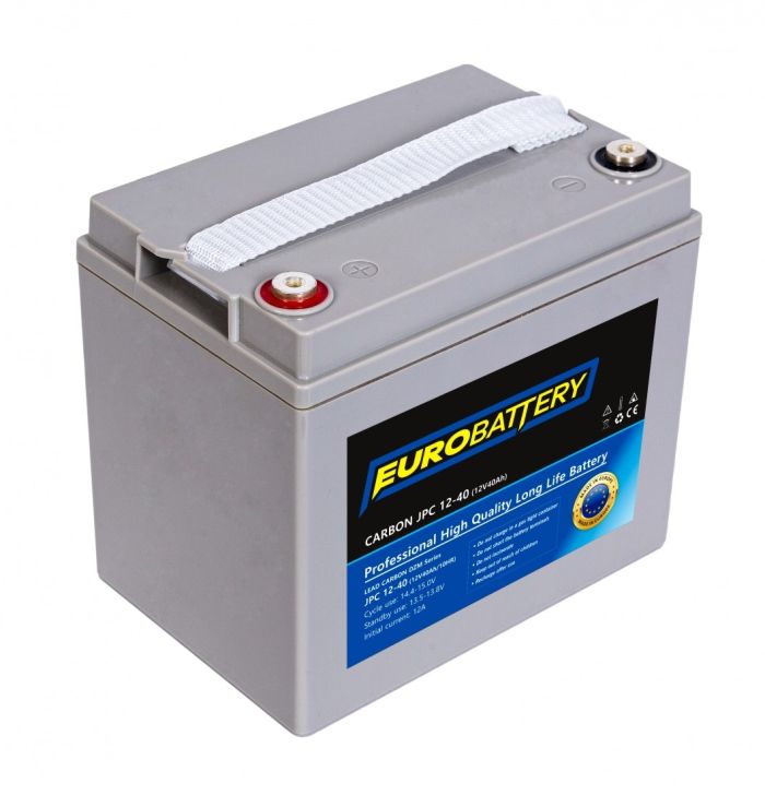 12v-40ah АКБ карбоновий EuroBattery JPC12-40 DZM (12в 40Аг)