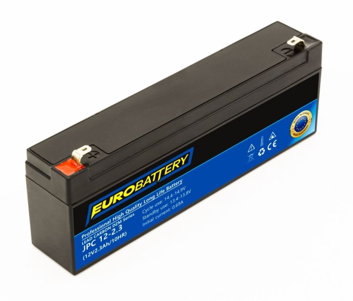 12v-2,3ah АКБ карбоновий EuroBattery JPC12-2.3 DZM (12в 2.3Аг)