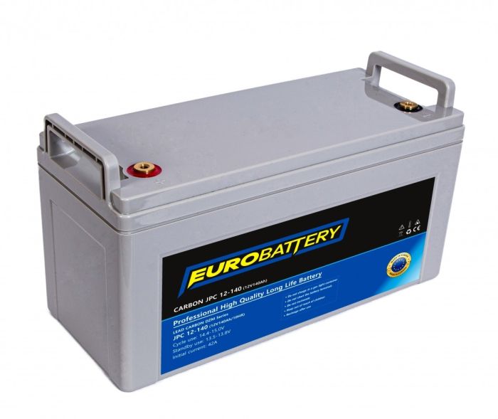 12v-140ah АКБ карбоновий EuroBattery JPC12-140 DZM (12в 140Аг)