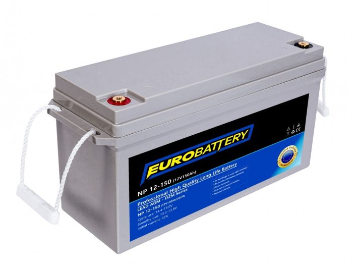 12v-150ah АКБ AGM EuroBattery NP 12-150 DZM (12в 150Ач)