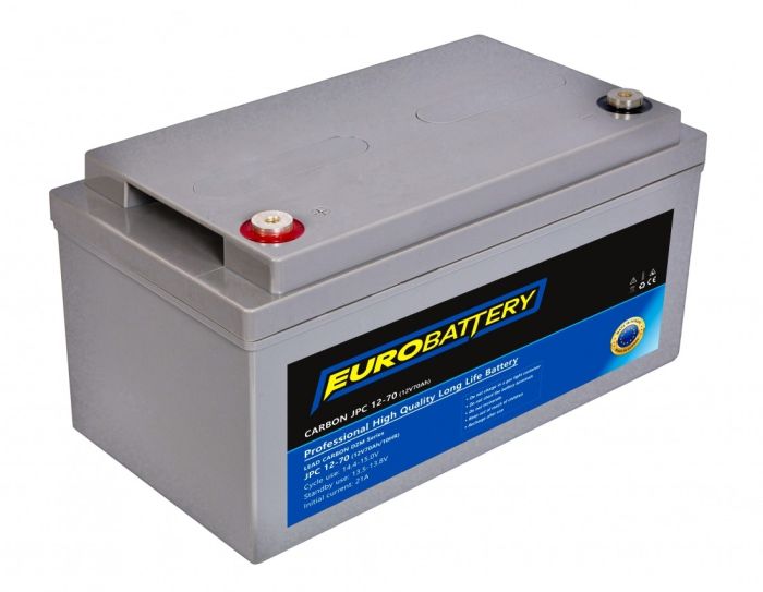 12v-70ah АКБ карбоновий EuroBattery JPC12-70 DZM (12в70Аг)