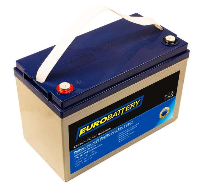 12v-110ah АКБ карбоновий EuroBattery JPC12-110 DZM (12в 110Аг)