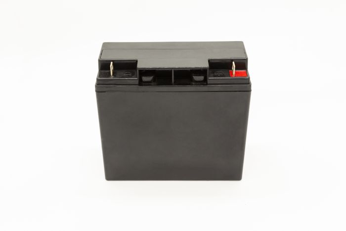 Корпус 12V 18Ah Акумулятора ABS пластик, Чорний, під Літієві та LiFePo4 збірки
