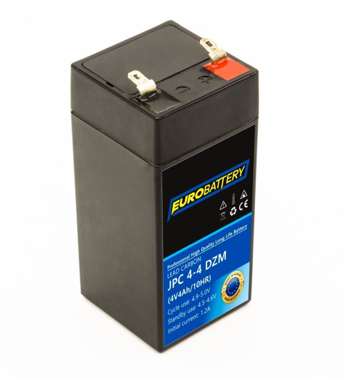4v-4ah АКБ карбоновий EuroBattery JPC4-4 DZM (4в 4.0Аг)