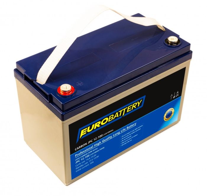 12v-100ah АКБ карбоновий EuroBattery JPC12-100 DZM (12в 100Аг)