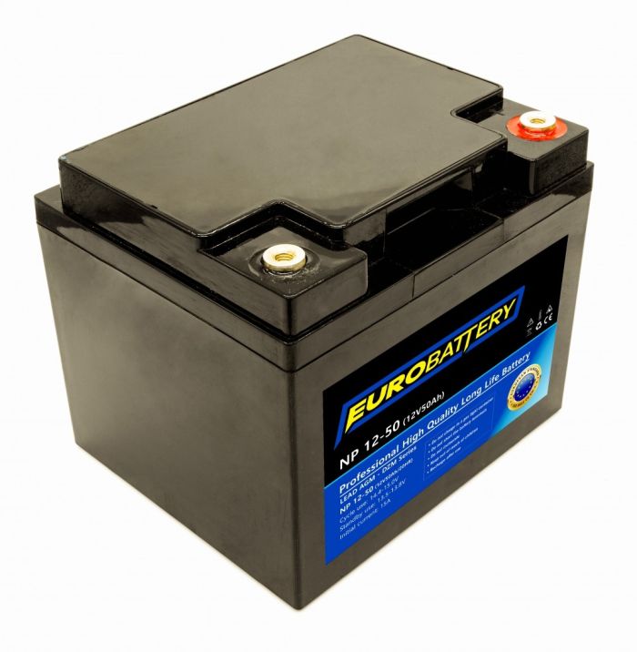 12v-50ah АКБ AGM EuroBattery NP 12-50 DZM (12в 50Ач)
