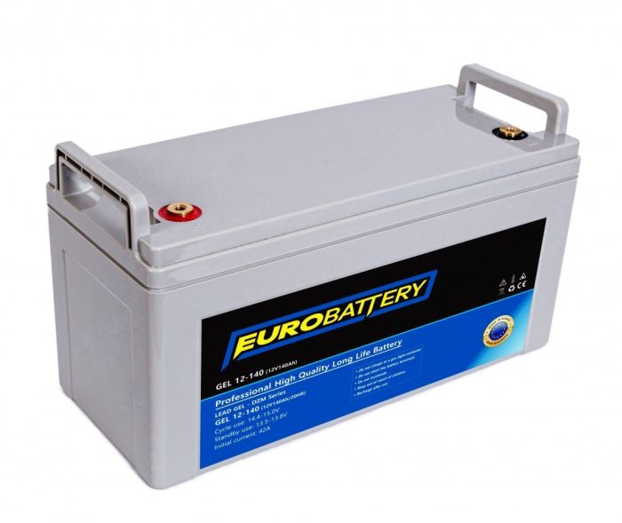 12v-140ah АКБ гелевий EuroBattery GEL 12-140 DZM (12в 140Аг)