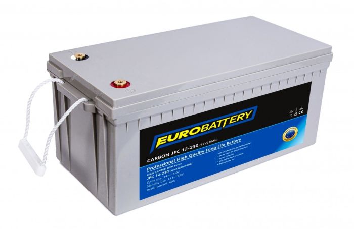 12v-230ah АКБ карбоновий EuroBattery JPC12-230 DZM (12в 230Аг)