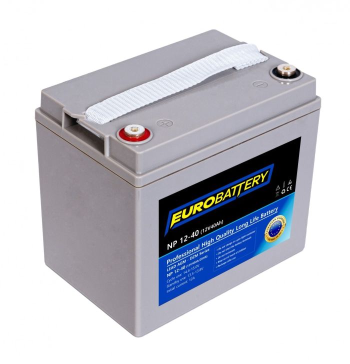12v-40ah АКБ AGM EuroBattery NP 12-40 DZM (12в 40Ач)