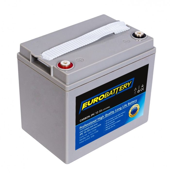 12v-33ah АКБ карбоновий EuroBattery JPC12-33 DZM (12в 33Аг)