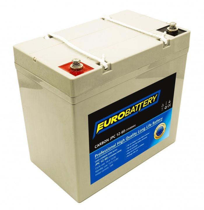 12v-60ah АКБ карбоновый EuroBattery JPC12-60 DZM (12в 60Ач)