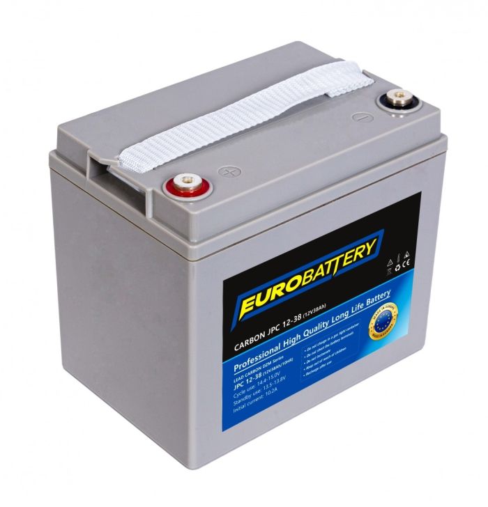 12v-38ah АКБ карбоновый EuroBattery JPC12-38 DZM (12в 38Ач)